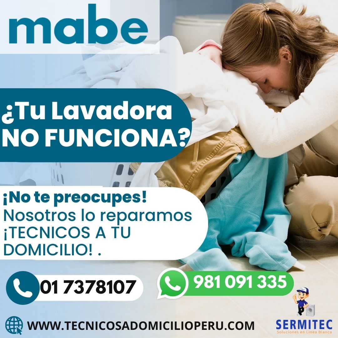 MaBe « 904 161 337»Tecnicos de lavadoras To YOUR Home Rimac